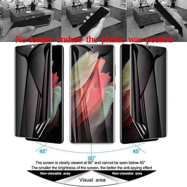 [2 Pack] nano Sekretessskärmskydd för iphone Xr