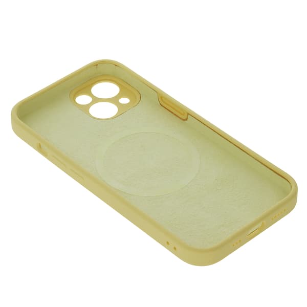 Mag Invisible skal för iPhone 12 6,1\" pastellgul
