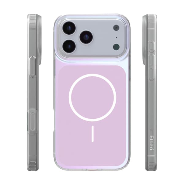 Etteri Hidden Pearl Case for iPhone 17 Pro Max 6.9\" Pink