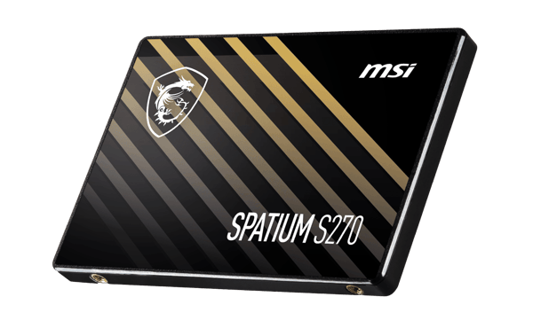 MSI SPATIUM Solid state-drev S270 240GB 2.5 Serial ATA-150 Serial ATA-300 Serial ATA-600