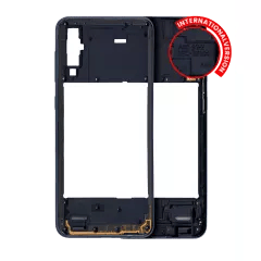Mellanramshölje för Samsung Galaxy A50 (A505 / 2019) (Internationell version) (Eftermarknad Plus) (Svart) svart