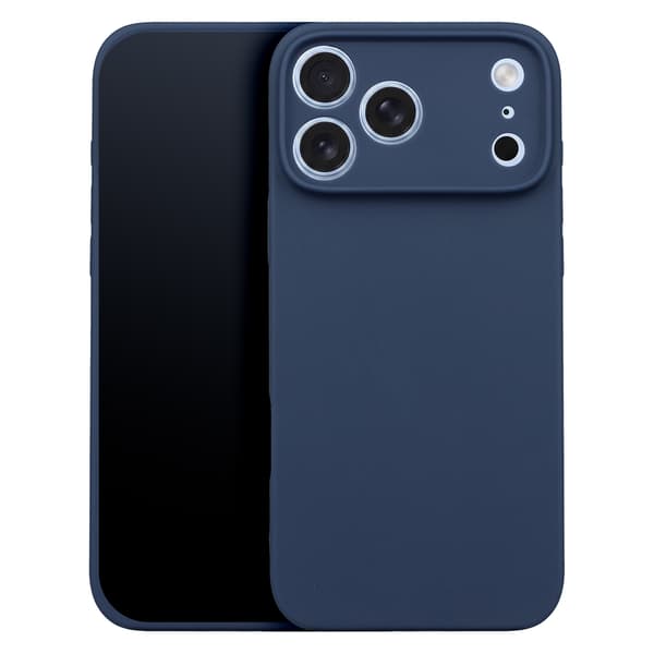 Silikonskal för iPhone 17 Pro / 18 Pro blå atlantisk blå