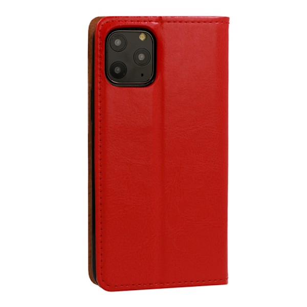 äkta italienskt läder för iphone 12 mini röd