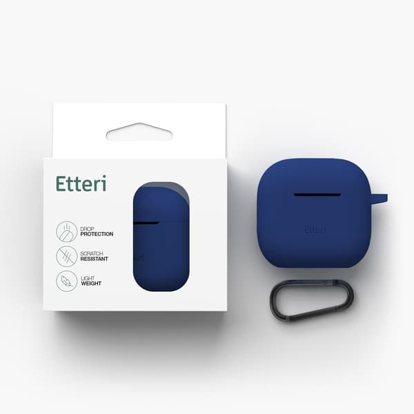 Etteri silikonfodral för AirPods 3 mörkblå blå