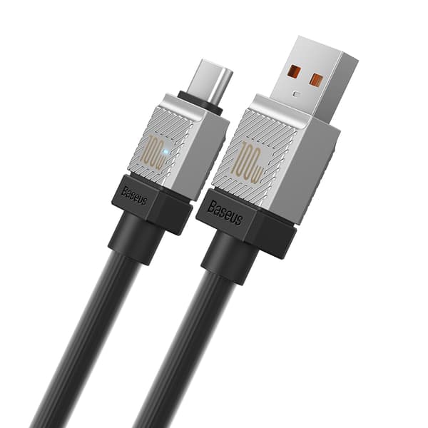 Baseus kabel CoolPlay USB - USB-C 1m 100W svart svart