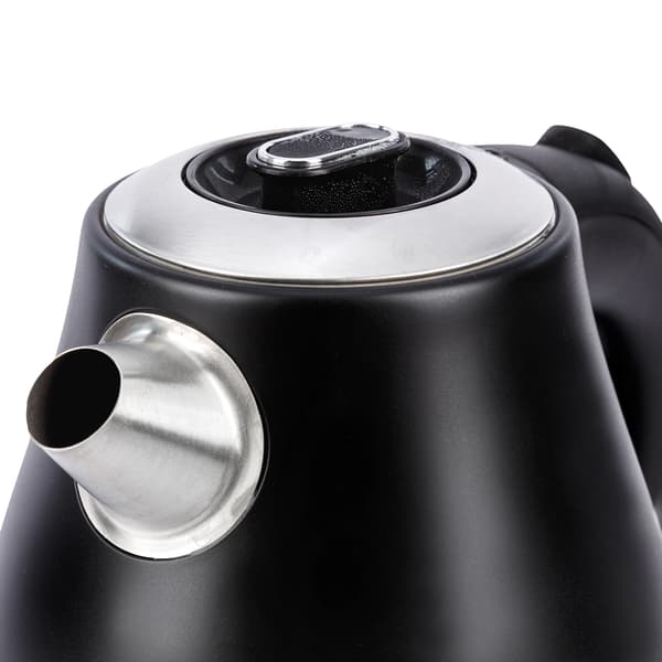 Huslog vattenkokare med termometer 1,7L AK-0932 svart