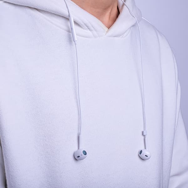 Maxlife trådbundna hörlurar MXEP-04 USB-C vit röd