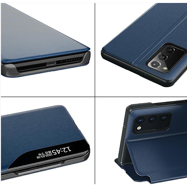 Smart flip för Samsung S22 plus blå blå