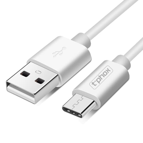 T-PHOX kabel EXCEED USB-C vit 1M vit
