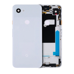 Baksida för Google Pixel 3a (Äkta OEM) (Clearly White)