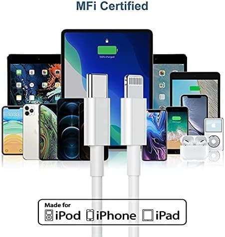 2 st 2m usb-c iphone kabel