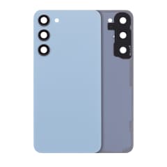 Baksidesglas med kameralins för Samsung Galaxy S23 Plus 5G (ingen logotyp) (Eftermarknad Plus) (Blå) blå