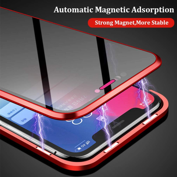 Sekretess magnetfodral för Samsung Galaxy S20röd röd