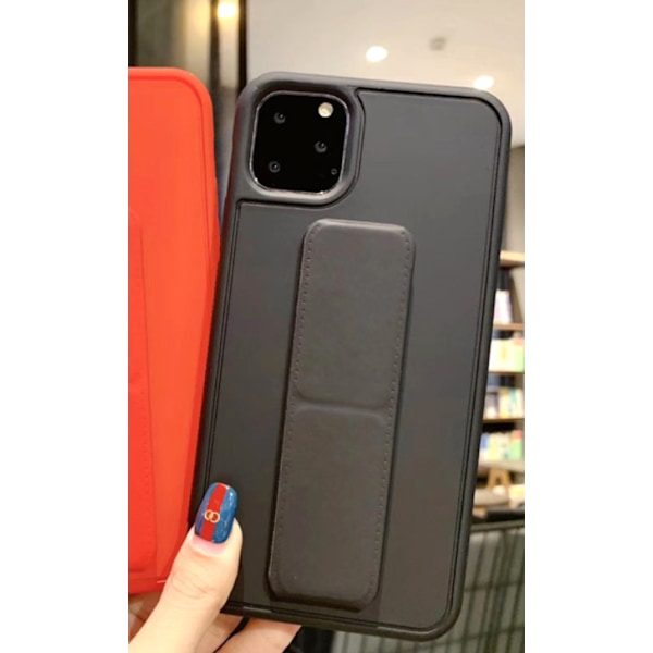 fodral med handrem för iphone 11 pro max svart svart