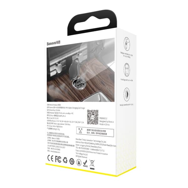 Baseus billaddare Tiny Star Mini QC 3.0 30W 1x USB grå