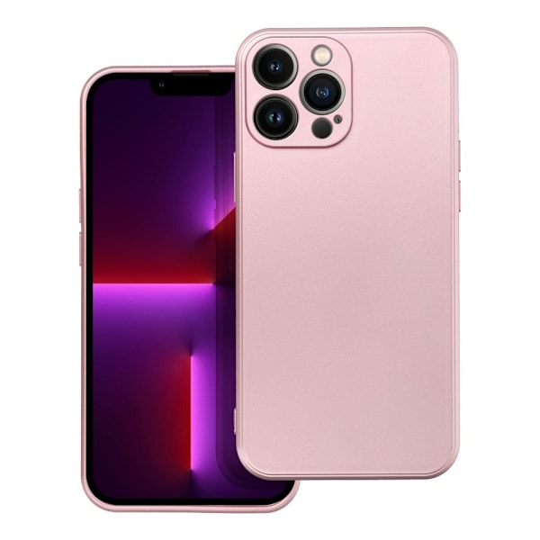 METALLIC Fodral för IPHONE 14 PRO max rosa rosa