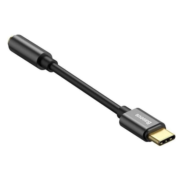 Baseus L54 USB-C till 3.5mm Jack adapter svart svart