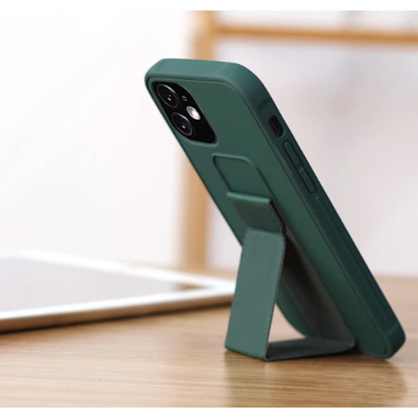 Handrem Metall stativfodral för iphone 11 grön grön
