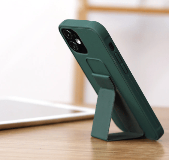 Handrem Metall stativfodral för iphone 13 pro grön
