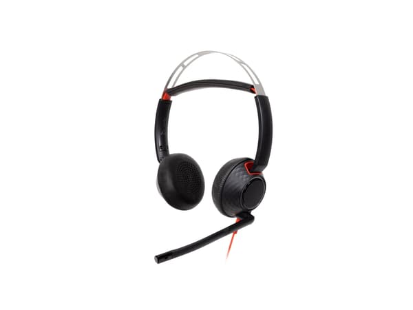 HP Poly Blackwire 5220 Kablet hörlurar svart svart