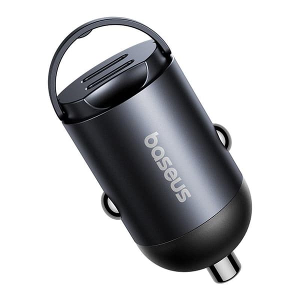 Baseus Mini Tiny Star 2C PD billaddare 1x USB-C - USB-C-port 30W svart