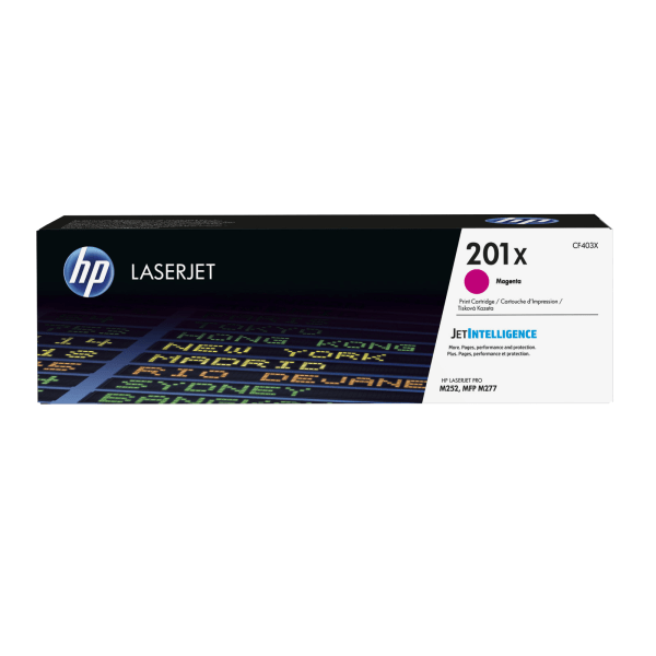 HP 201X Magenta 2300 sidor Toner CF403X