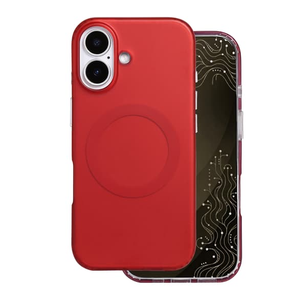 Tecto Shield Mistiq Mag skal för iPhone 17 röd röd