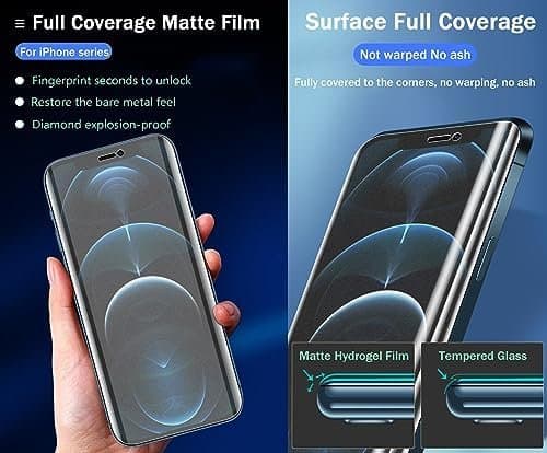 2-pack NanoFilm Skärmskydd för iPhone 15 Pro – Extra tunt & Kristallklart