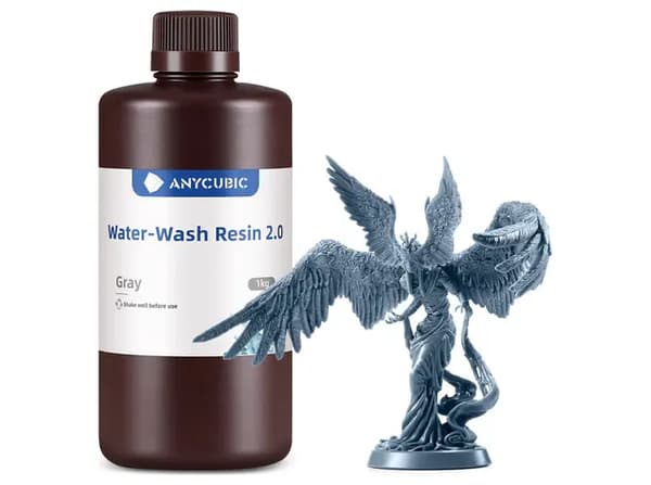 Anycubic Water-Wash 2.0 1kg Resin Grå grå