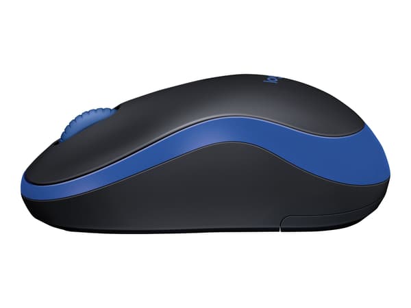 Logitech M185 Optisk trådlös Blå blå