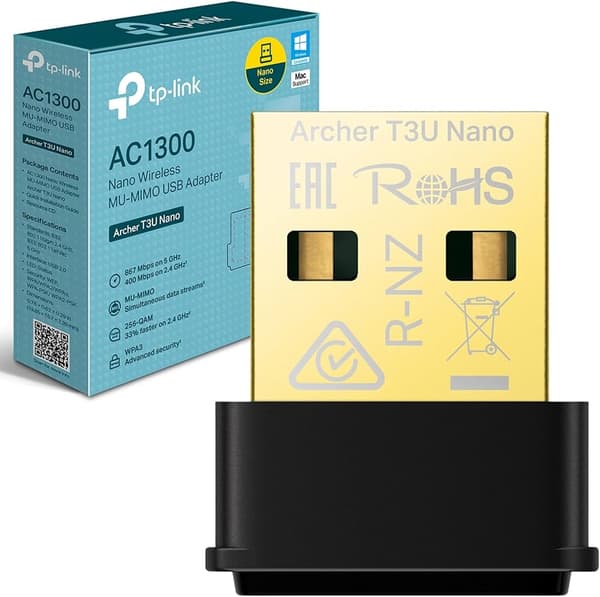 TP-Link Netvärksadapter USB 2.0 1300Mbps trådlös