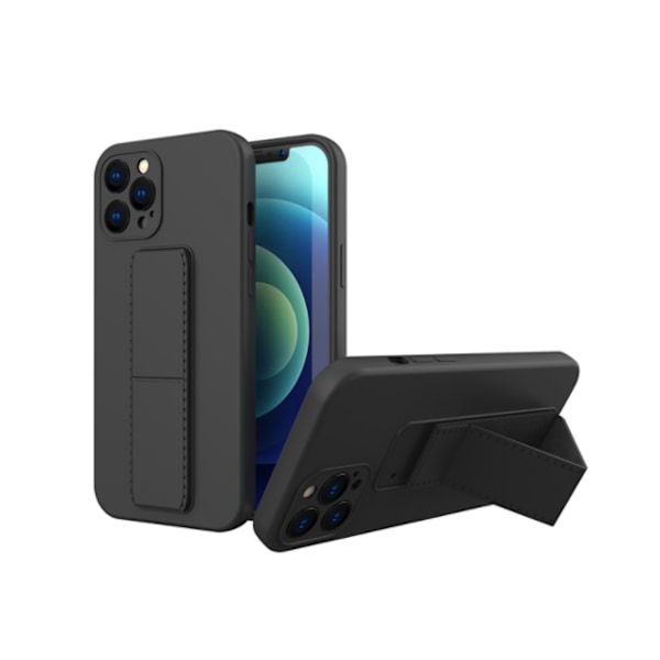 fodral med handrem för iphone 13 pro max svart svart