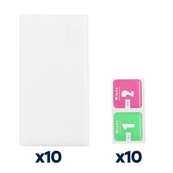 Härdat glas 2,5D för iPhone 16 Plus 6,7\" 10-i-1
