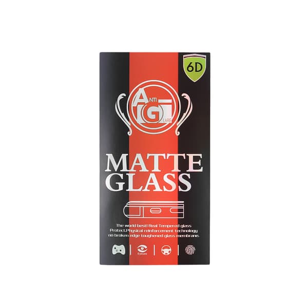 Härdat glas 6D matt för iPhone 16 Pro / 17 / 18
