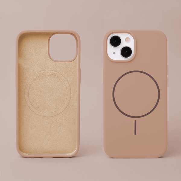 Silikon tunt Mag-skal för iPhone 17 Air brun