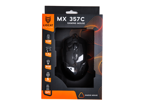 Liocat gamingmus MX 357C svart