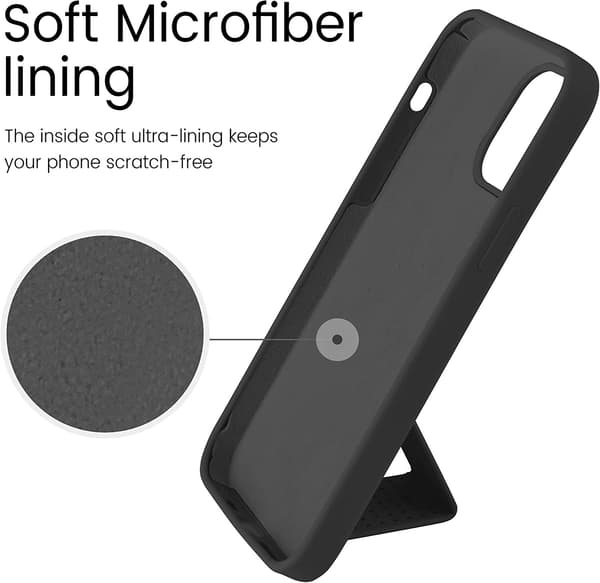 Handrem Metall stativfodral för iphone 13 mini svart