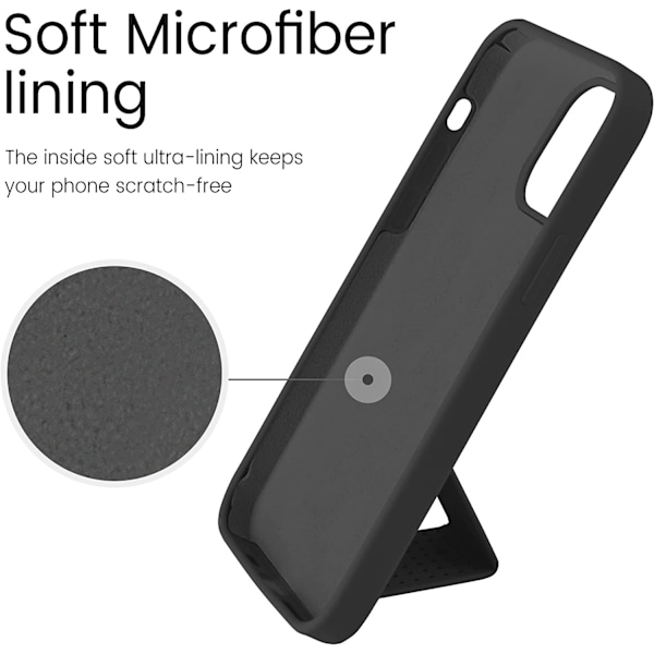 Handrem Metall stativfodral för iphone 14  svart svart