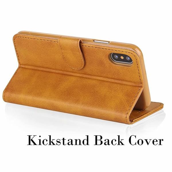 Lyxigt läderplånbok för iPhone 11 pro max mörkbrun "Dark brown"
"Mörkbrun"