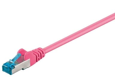 goobay CAT 6a SFTP, PiMF 5m Netvärkskabel Magenta