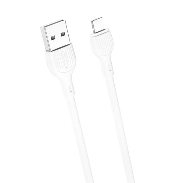 XO kabel NB200 USB - Lightning 2,0m 2 1A vit vit