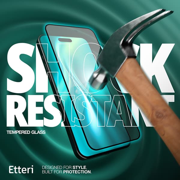 Etteri härdat glas 9D för iPhone 16 Plus 6,7\"