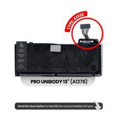 Battery (A1322) For MacBook Pro 13" A1278 (2009-2012)