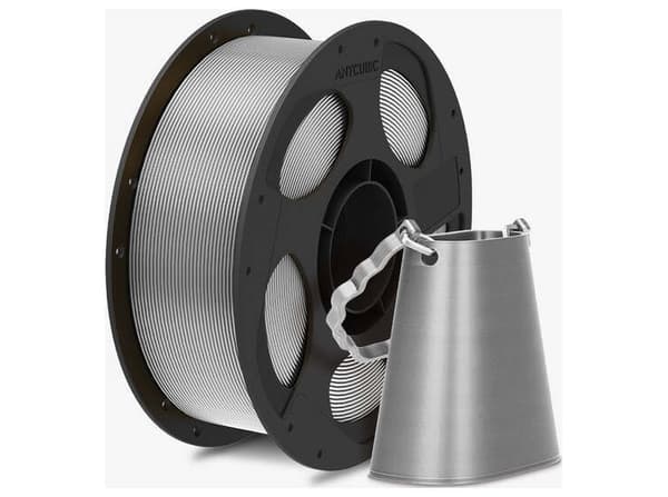 Anycubic PLA Silk PLA-filament 1.75mm Silver AHSCSL-103 silver