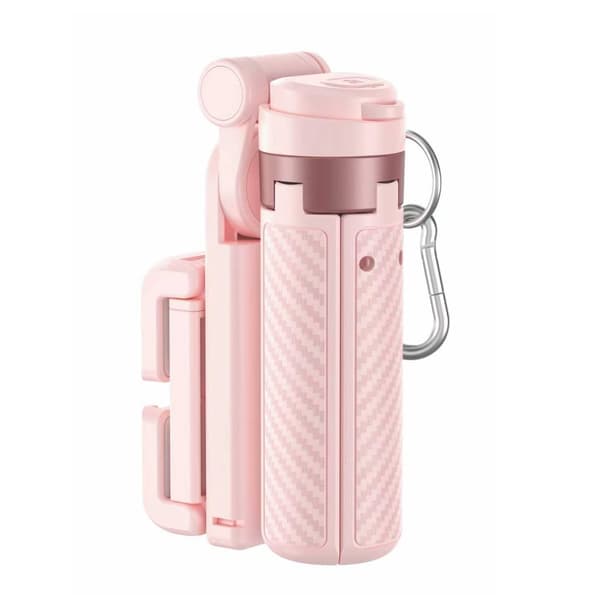 XO selfiepinne Bluetooth stativ SS29 rosa 64cm blå