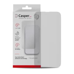 Casper Pro Härdat Glas för iPhone 14 Pro Max (Detaljhandelsförpackning) (Matt) röd