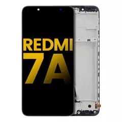 LCD-enhet med ram för Xiaomi Redmi 7A (renoverad) (alla färger) röd