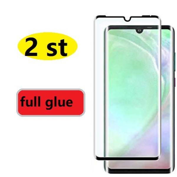 2 st full glue skärmskydd för Huawei p30 pro