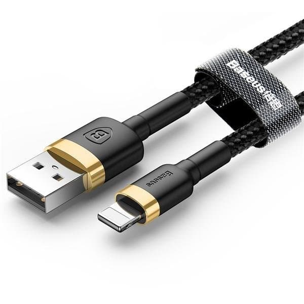2st 2 m Baseus cabel iphone svart