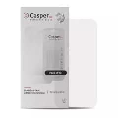 Casper Pro Härdat Glas för iPhone 12 Pro Max (Fodralvänlig) (10-pack) (Klar) röd